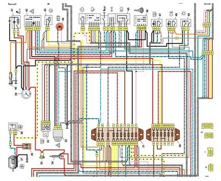 Elektromos áramkör egy VAZ-2106 - kézi javítás