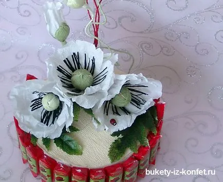 Torta mák 25 kép, hogyan lehet a torta pipacsok