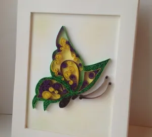 Ismerje meg, hogyan kapcsolja be a levegőt Quilling pillangó a mesterkurzusok