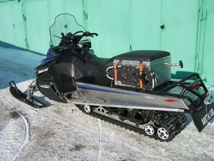 Tuning snowmobile vihar saját kezűleg