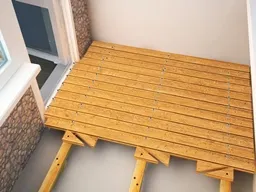 Lecția - cum să se stabilească podea pe balcon și loggia