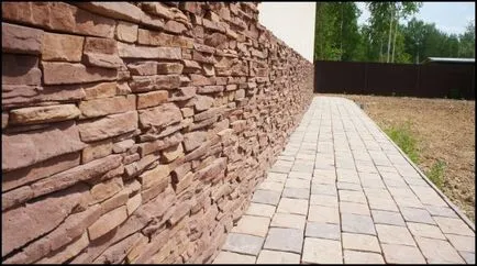 Az egyedi stílusú ház minden a leghasznosabb a célba dekoratív kő