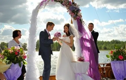 Кораб украса за сватба в Москва