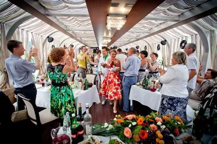 decor navei pentru o nunta de la Moscova