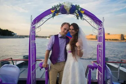 Кораб украса за сватба в Москва