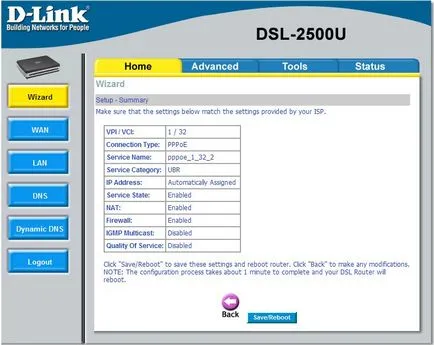 Ukrtelecom és d-link dsl 2500u