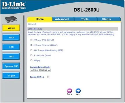 Ukrtelecom és d-link dsl 2500u