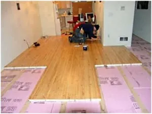 Затоплянето на пода в апартамента и сградата - избора на материали