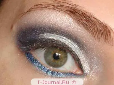 Seara de make-up în albastru (pas cu pas tehnica chirurgicală cu fotografii)