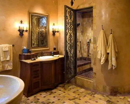 Fürdőszoba olasz módra - 19 fotó belsőépítészeti