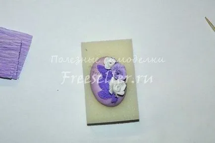 cabochon Vintage lut polimer