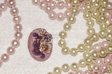 cabochon Vintage lut polimer