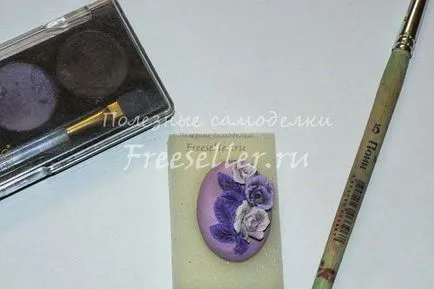 cabochon Vintage lut polimer