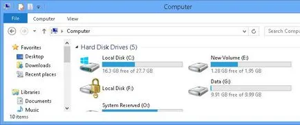 Recuperare date de pe disc deteriorat, BitLocker criptat, ferestre pentru sistem
