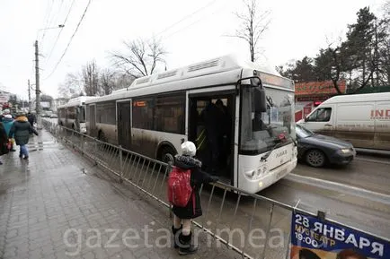 Szimferopol busz megjelent érvényesítő