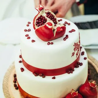 Rendelési esküvői torta figurák szerelem a stílus szállítás Moszkvában