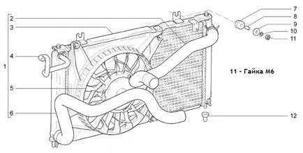 Schimbare radiator răcire Viburnum-2 video la un exemplu de pregătire pentru operare