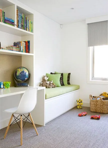 Pull-out pat pentru doi copii (50 poze) - mobilier funcțional și compact