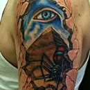 Jelentése tetoválás „piramis”