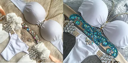 Alternativă de costume de baie rochie de mireasa (foto)