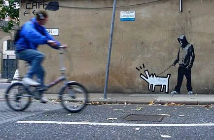 turism Arta în căutare de lucrări de Banksy