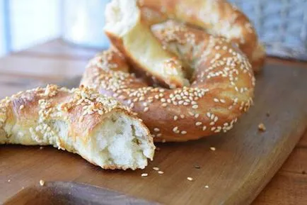 Bagel - modern otthoni főzés recept egy fotó