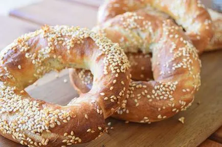 Bagel - modern otthoni főzés recept egy fotó