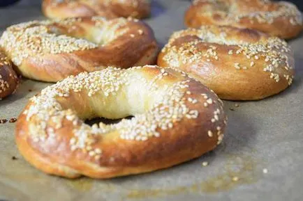 Bagel - modern otthoni főzés recept egy fotó