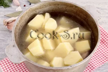 Bozartma (Azerbajdzsán leves) - lépésről lépésre recept fotókkal, első fogás