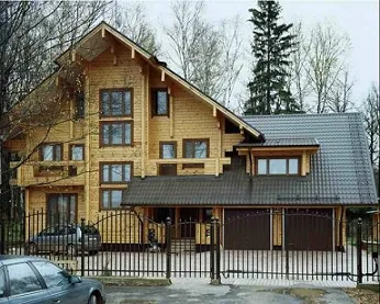 Ваканционна къща от един бар с гараж или ползи залив прозорец до ключ, проектиране