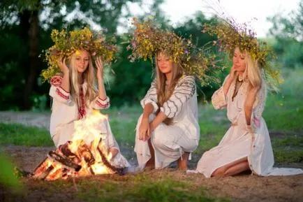 ceremonii Ivana Ziua Kupala la foc, Logodnicul divinație