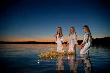 ceremonii Ivana Ziua Kupala la foc, Logodnicul divinație