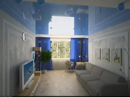 Дизайнът на тесен снимка на стаята, в пететажна апартамент, интериор, деца, малко, как да се оборудват - лесно нещо