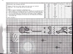 Diagrama de broderie pisica egiptean