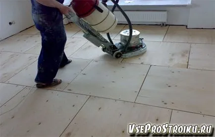 Nivelarea podea cu placaj, placaj de ambalare pe podea de beton