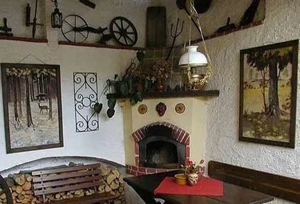 Condiții de viață într-un stil rustic - 20 fotografie design interior