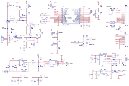 Impulzus detektor csat atmega8 - sonkák áramkör