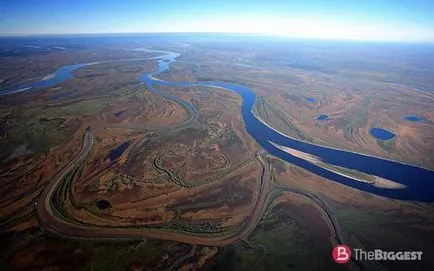 Mik a legnagyobb folyó a világon (a listát a fotó)