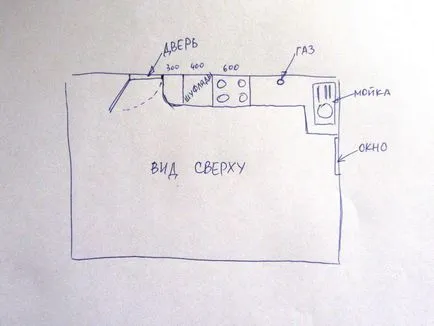 Висококачествени кухненски дизайн по проекта как да се правят измервания - 8 снимки