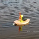 Hogyan készítsünk egy csónakot műanyag hab egy propeller