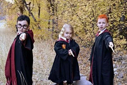 Cum sa faci un costum Harry Potter pentru un băiat cu mâinile