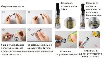 Hogyan töltse fel a e-cigaretta