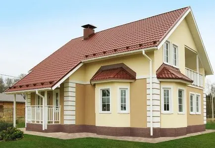 Frame-panel házak a német technológia kulcsrakész (épület), vásárlás fa