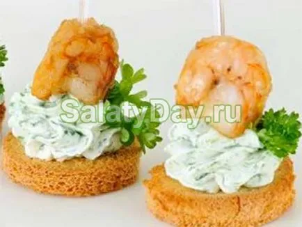 Хапки със скариди - вкусни морски дарове рецепта със снимки и видео