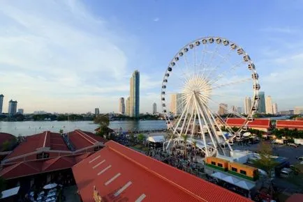 roată în bangkok, roata mare sau cer Asiatique