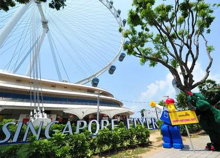 Óriáskerék Singapore Flyer üzemóra, irányokat, jegyárak