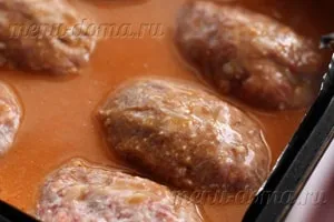 Szelet a sütőben szósszal recept lépésről lépésre fotók