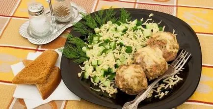 Húsgombóc mártással a sütőben - lépésről lépésre recept fotók