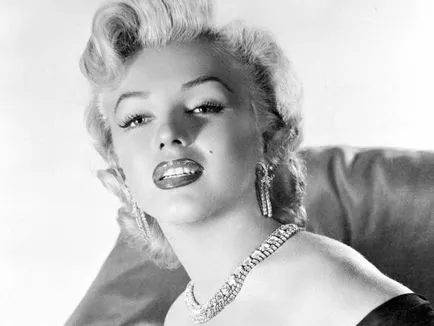Kozmetika élvező Marilyn Monroe, egy információs portál, menta