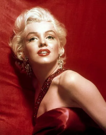 Kozmetika élvező Marilyn Monroe, egy információs portál, menta